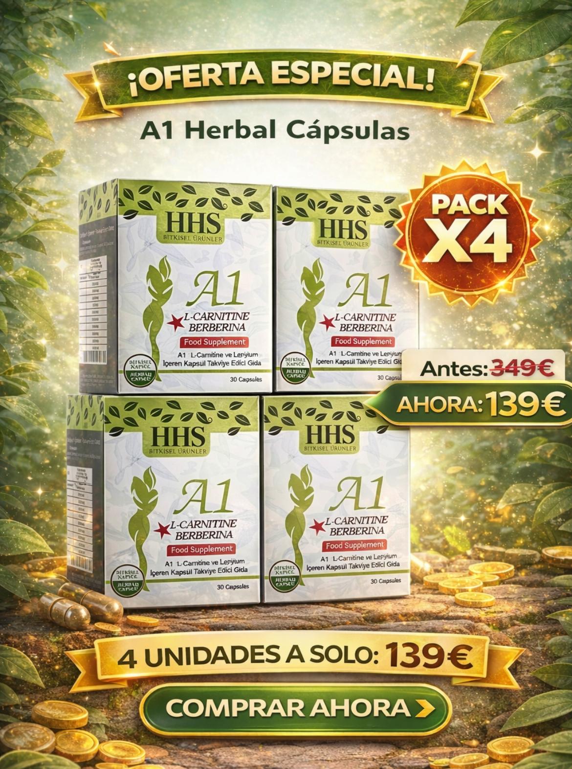 🔥 PACK X 4 UNIDADES 139,00 EUROS : ADELGAZA RÁPIDO Y SIN EXCUSAS 🔥