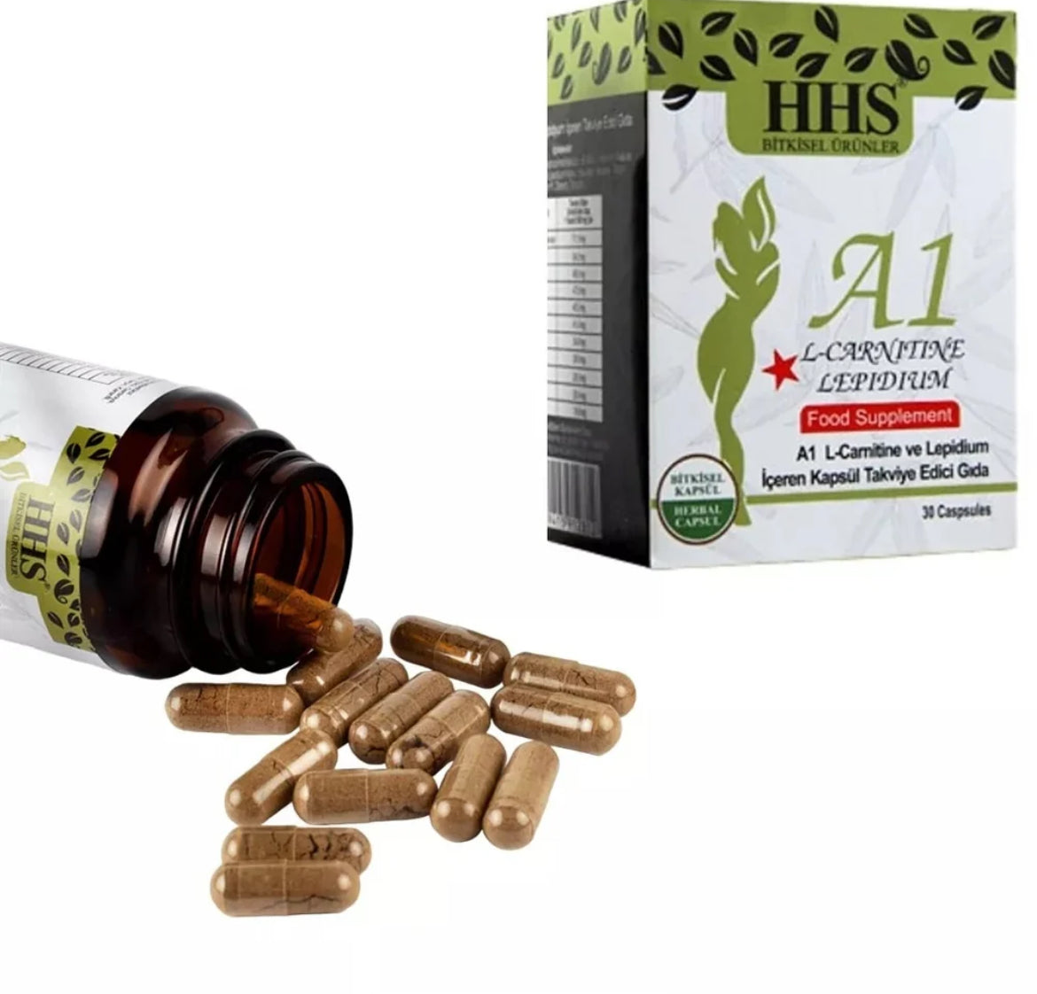 PACK  4 UNIDADES HHS A1 HERBAL CAPSULE