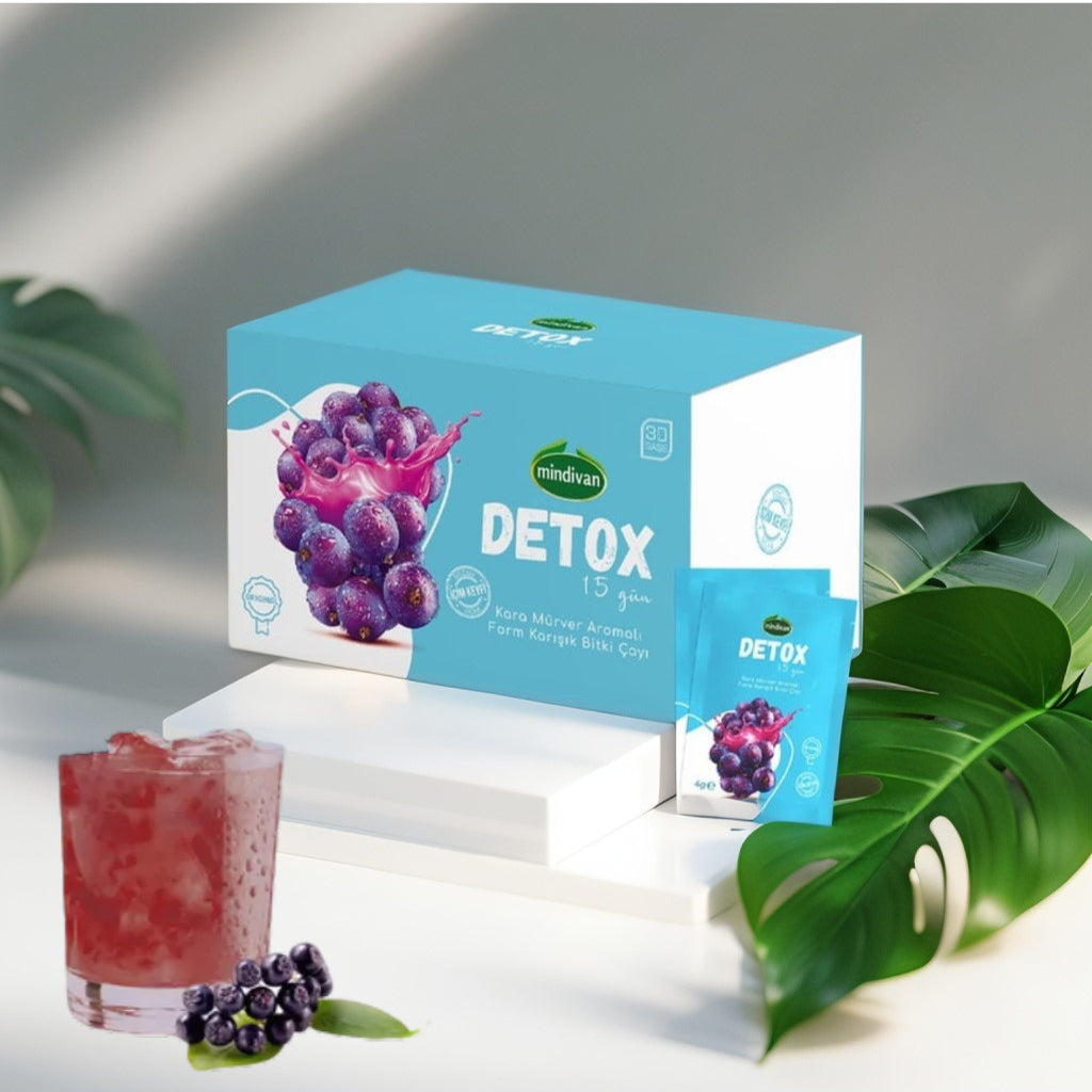 🍓 Té Detox Mindivan – Adelgazante, Saciante y Quemagrasas 🔥 | Sabor Frambuesa Natural 🍵