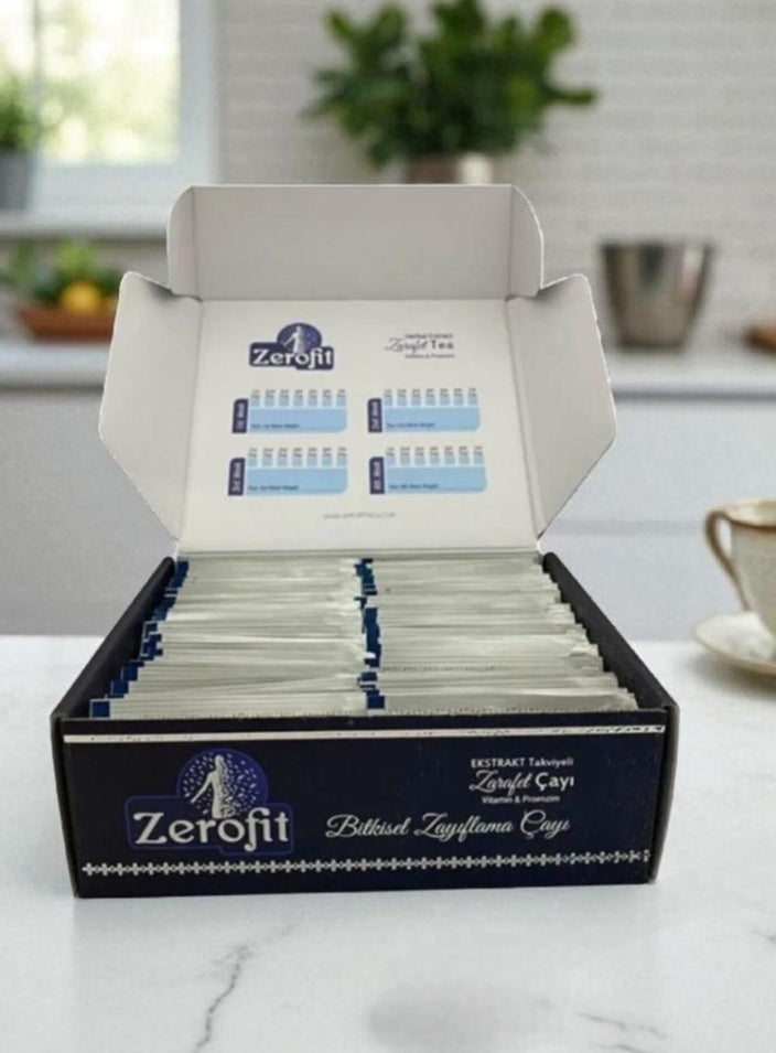 🍓 Té ZEROFIT – Adelgazante, Saciante y Quemagrasas 60 sobres 🔥 | Sabor Frambuesa Natural 🍵